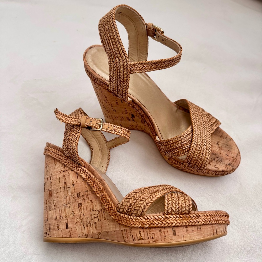 Stuart Weitzman Minx Wedge Sandals